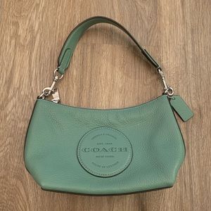 coach sage green shoulder bag AUTHENTIC never worn